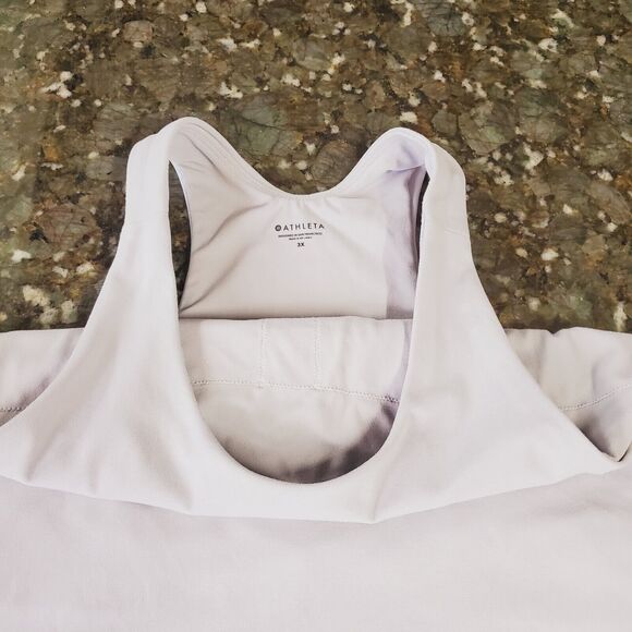 Athleta Women's Conscious Crop Bra Plus Size 3X DD+ Light Lavender - Picture 7 of 16